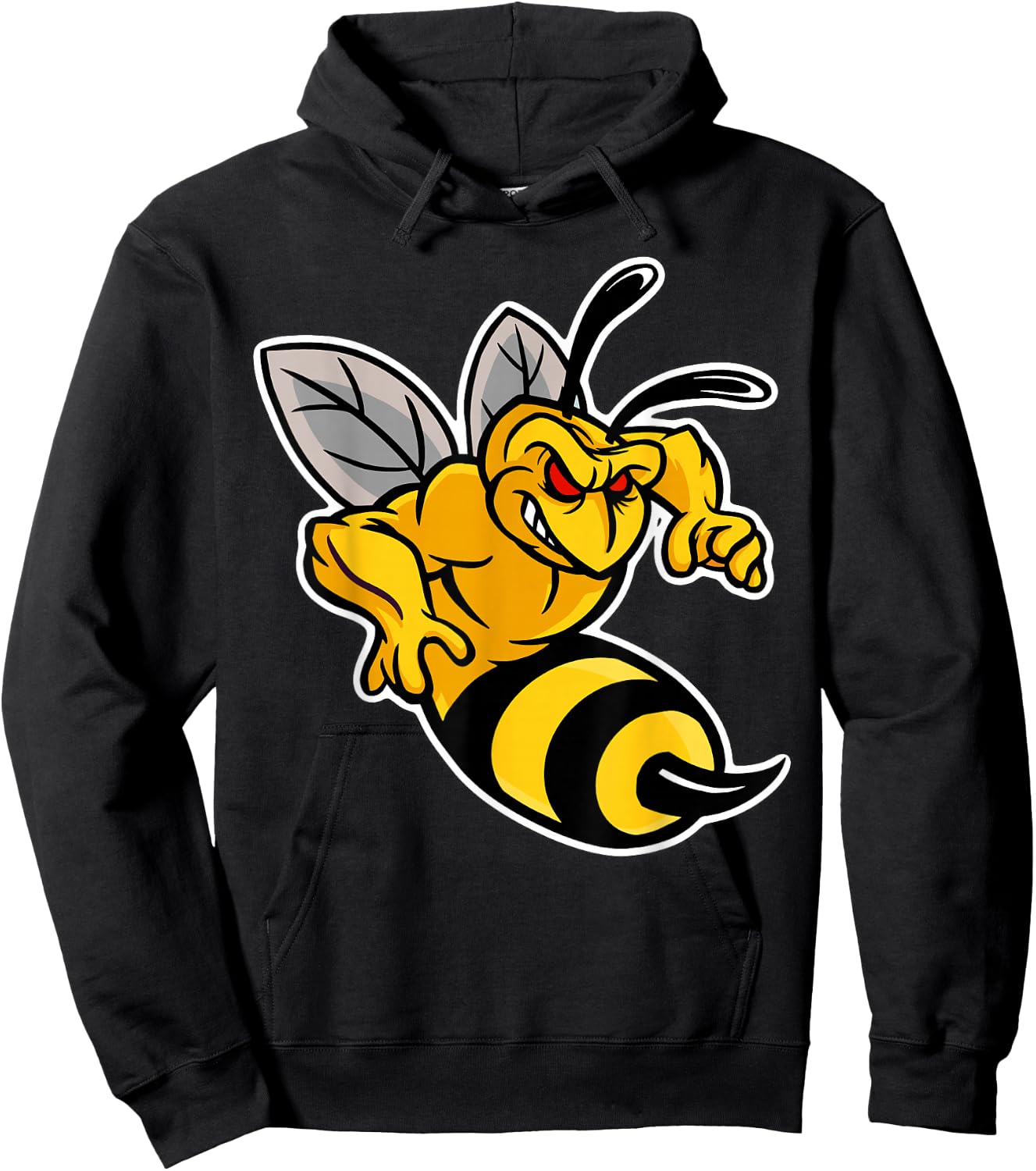Wasps Bees Cool Logo Wasp with Spike Hoodie - Hoodie | Black