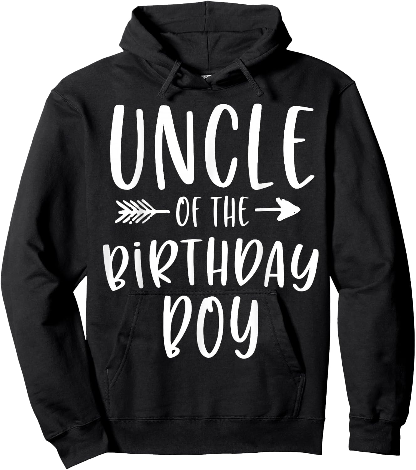 Uncle of the Birthday Boy Uncle And Nephew Bday Party Hoodie - Hoodie | Black