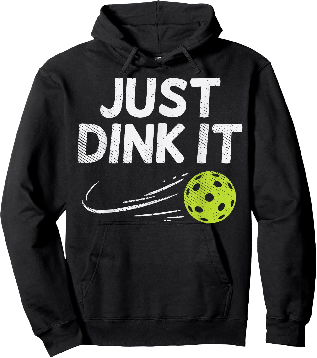Just Dink It Funny Pickleball Pickle Ball Men Women Gift Hoodie - Hoodie | Black