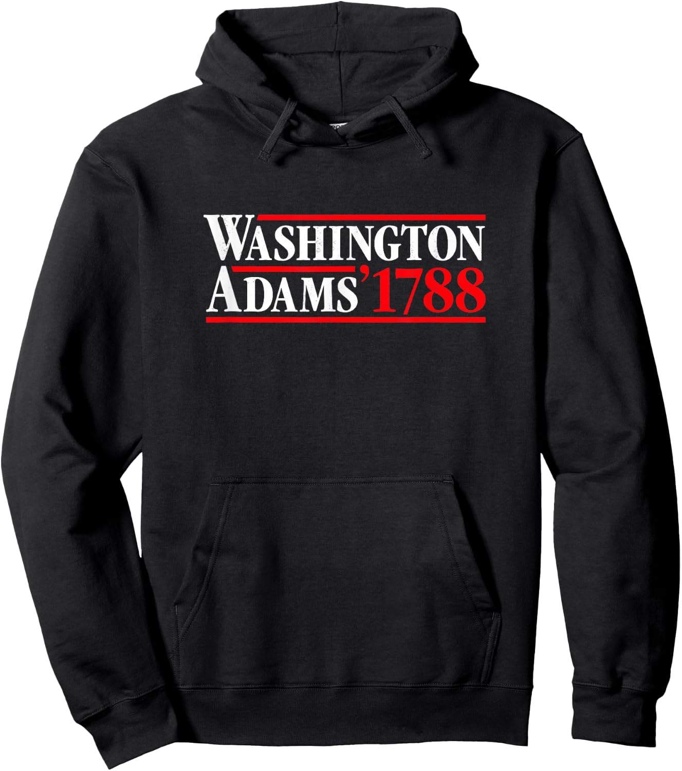 George Washington 1788 Retro President Campaign Hoodie - Hoodie | Black