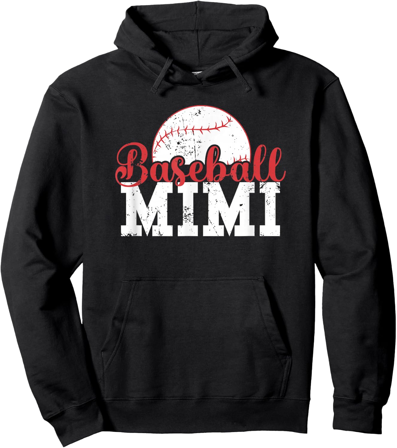 Baseball Mimi Hoodie - Hoodie | Black