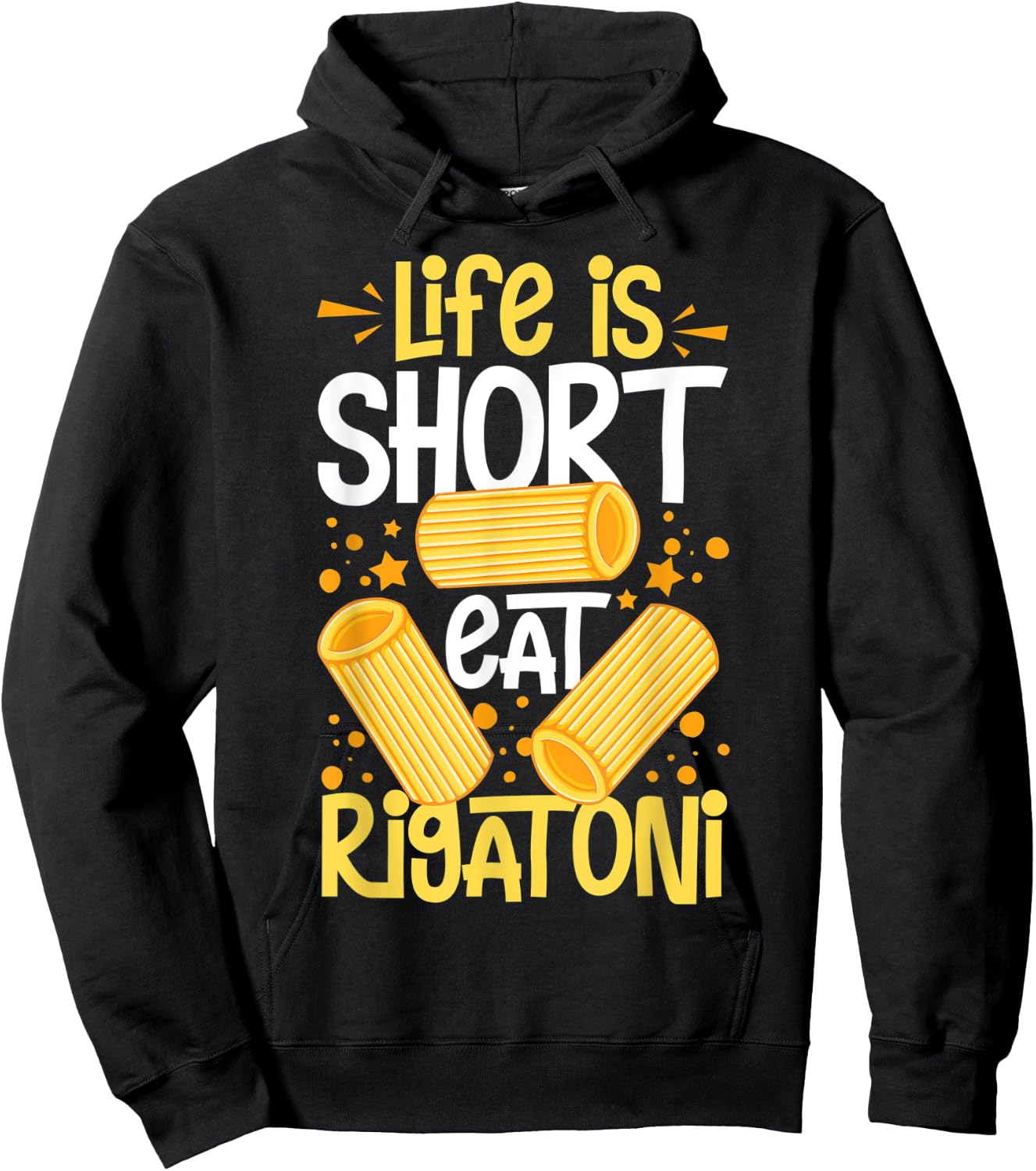 Rigatoni Pasta Noodles Recipes Italian Sauce Maker Hoodie - Hoodie | Black