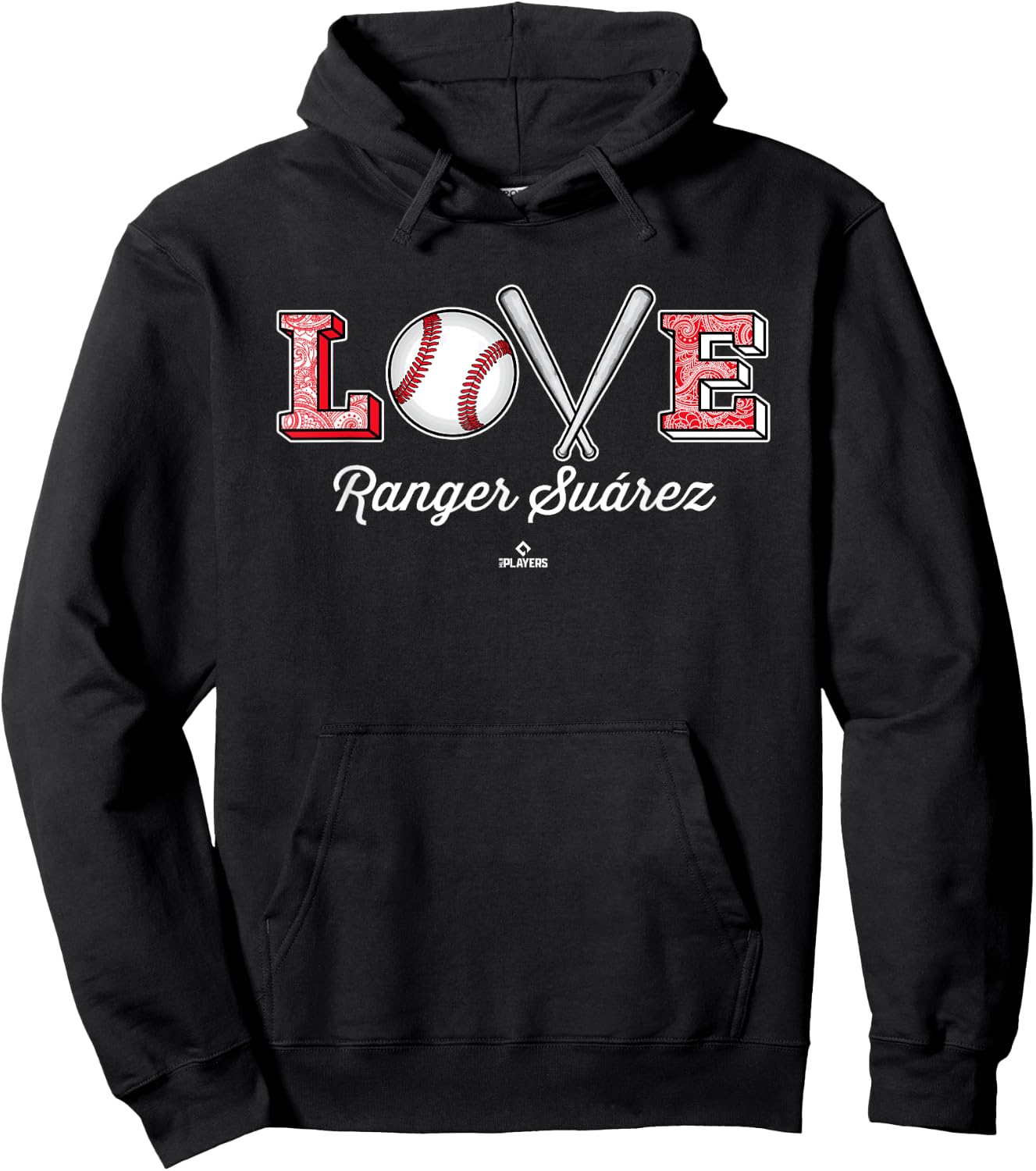 Love Ranger Suarez Philadelphia MLBPA Hoodie - Hoodie | Black