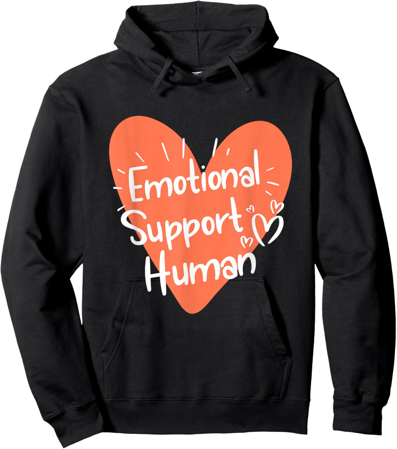 Emotional Support Hoodie - Hoodie | Black