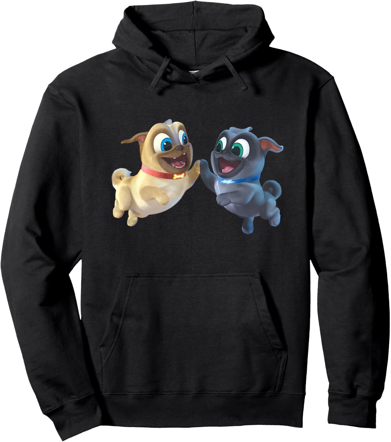 Disney Puppy Dog Pals Rolly Bingo High Five Hoodie - Hoodie | Black
