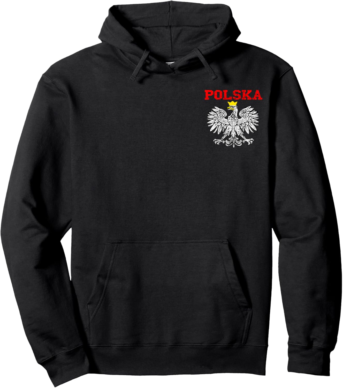 Polska Polish Eagle Poland Flag Polish Pride Polska Poland Hoodie - Hoodie | Black