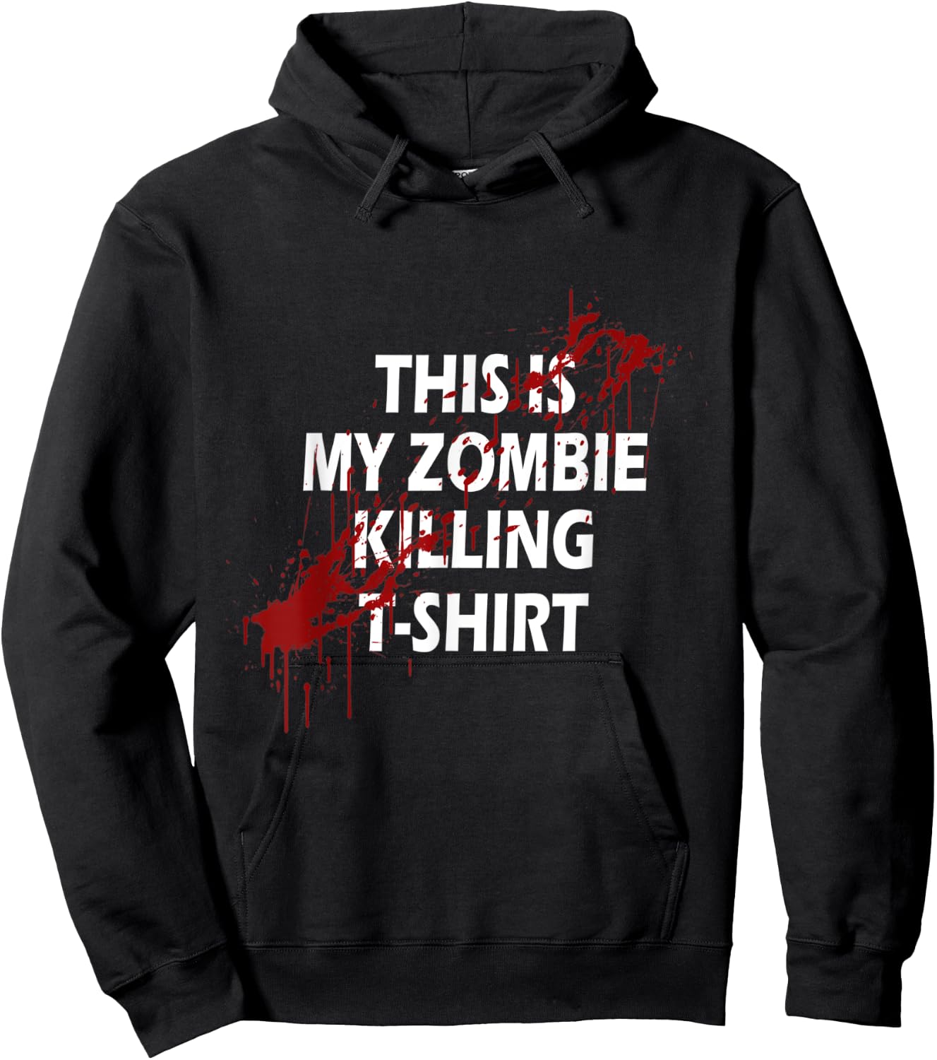 My Zombie Hunter Halloween Costume Hoodie - Hoodie | Black