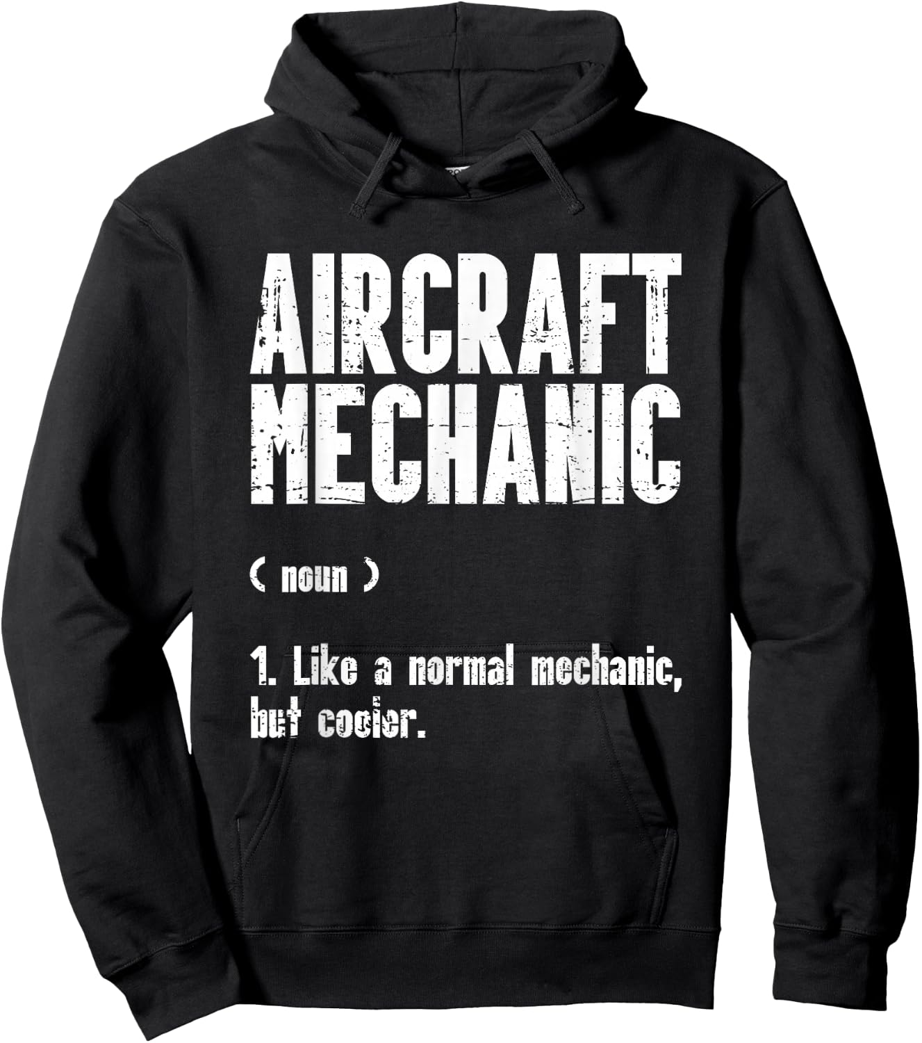 Airplane Mechanic Aircraft Maintenance Pilot Technician Hoodie - Hoodie | Black