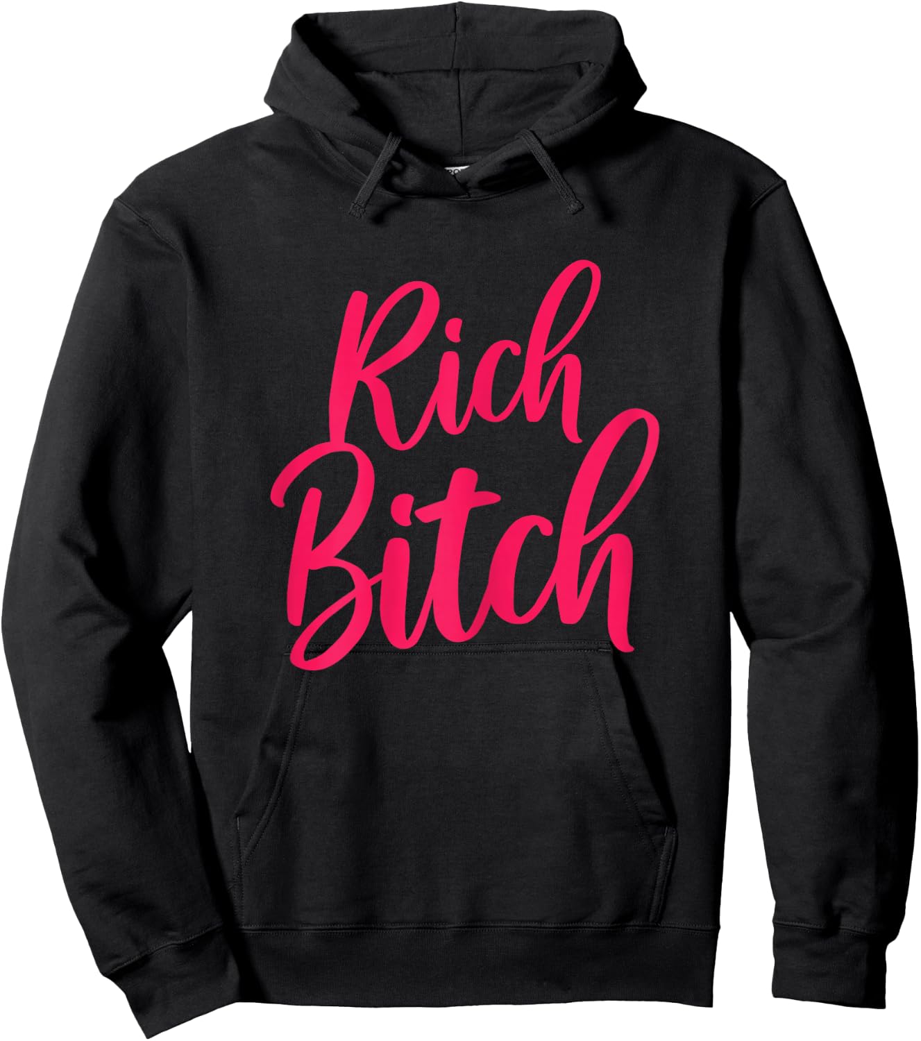 Hot, Rich Bitch, Fashion Tops Hoodie - Hoodie | Black