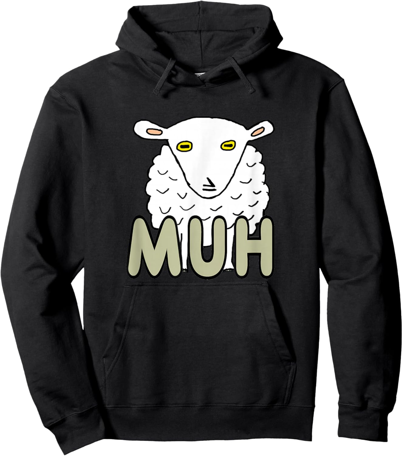 Muh Sheep Hoodie - Hoodie | Black