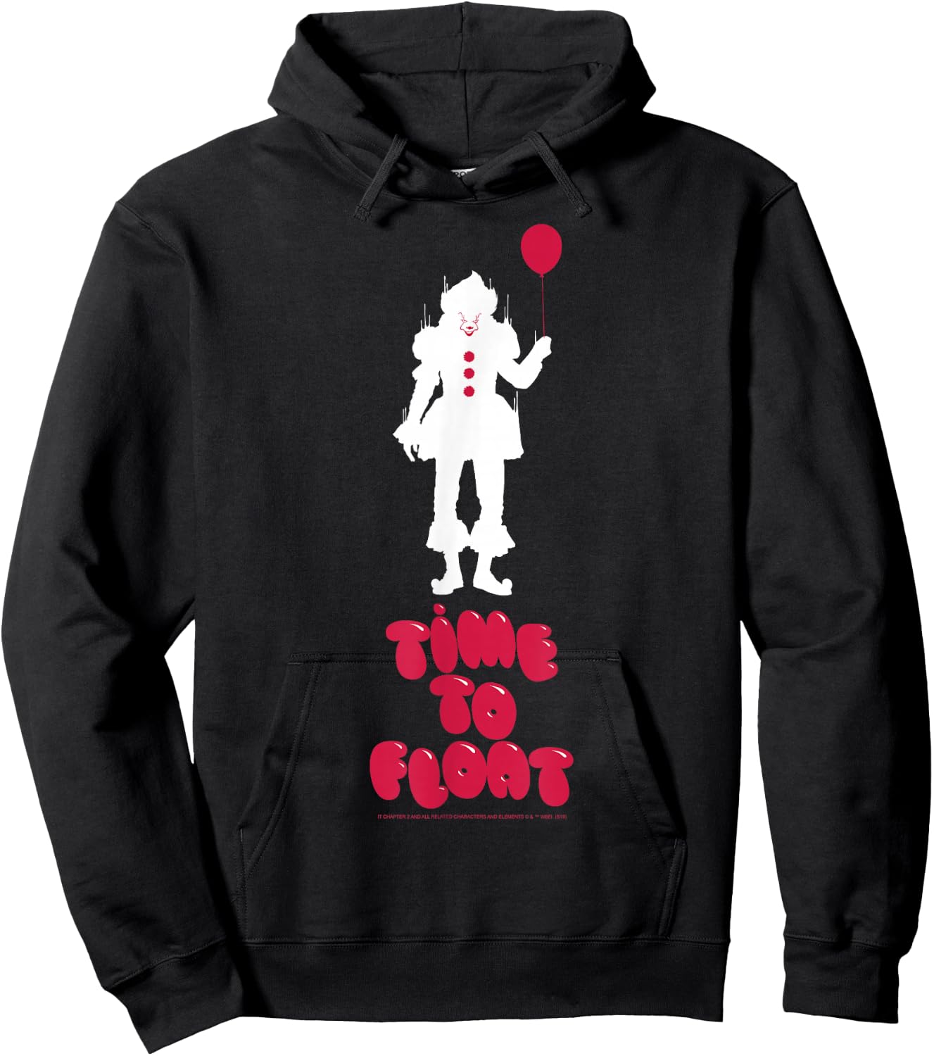 IT: Chapter Two Pennywise Balloon Silhouette Poster Hoodie - Hoodie | Black
