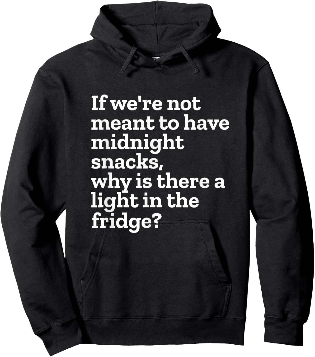 Funny Midnight Snack Hoodie - Hoodie | Black