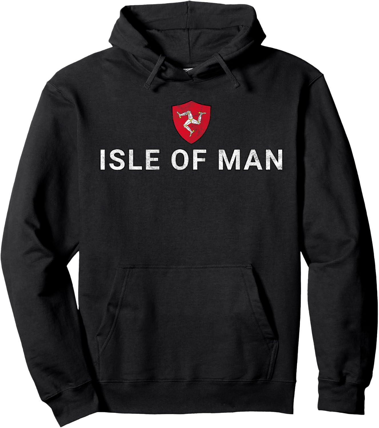 Isle of Man Hoodie - Hoodie | Black