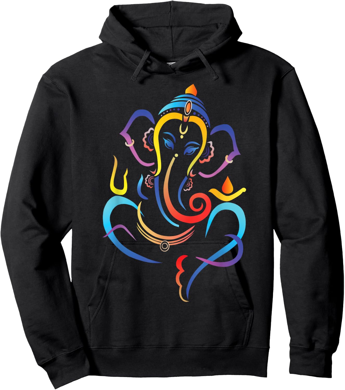 Lord Ganesha Hoodie - Hoodie | Black