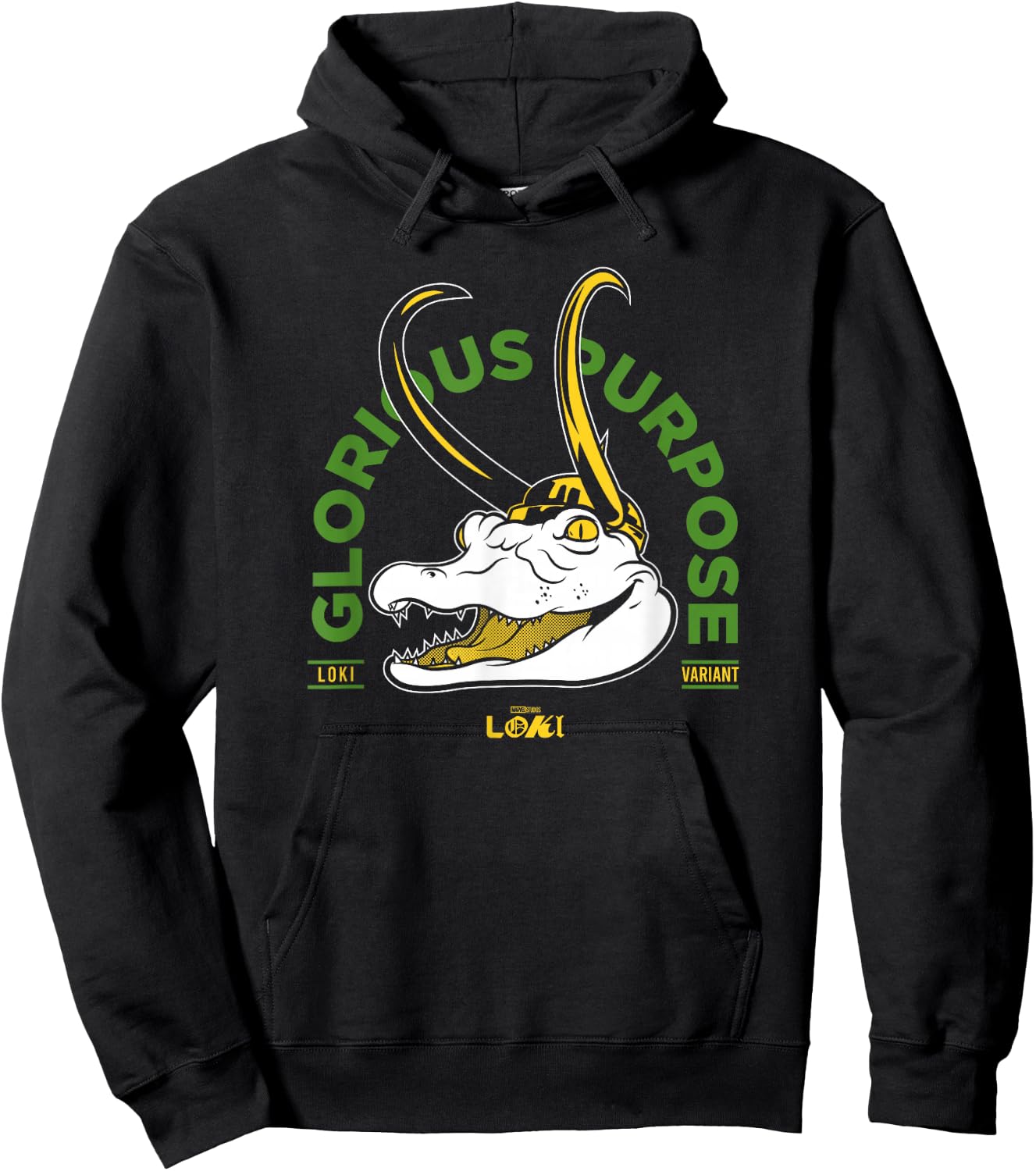 Marvel Loki Alligator Glorious Purpose Hoodie - Hoodie | Black