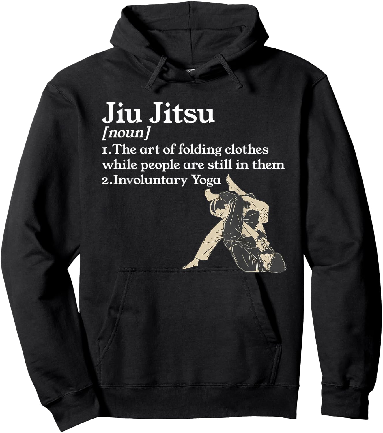 Jiu Jitsu The Art Of Folding Clothes Martial Arts Hoodie - Hoodie | Black