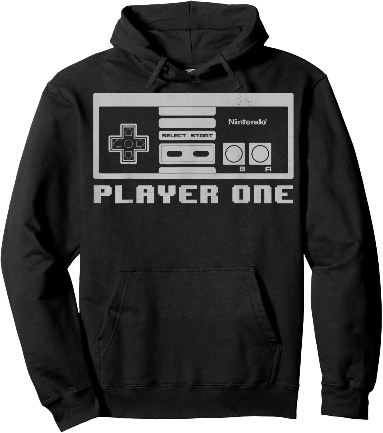 Nintendo NES Controller Player One 8-Bit Graphic Hoodie - Hoodie | Black