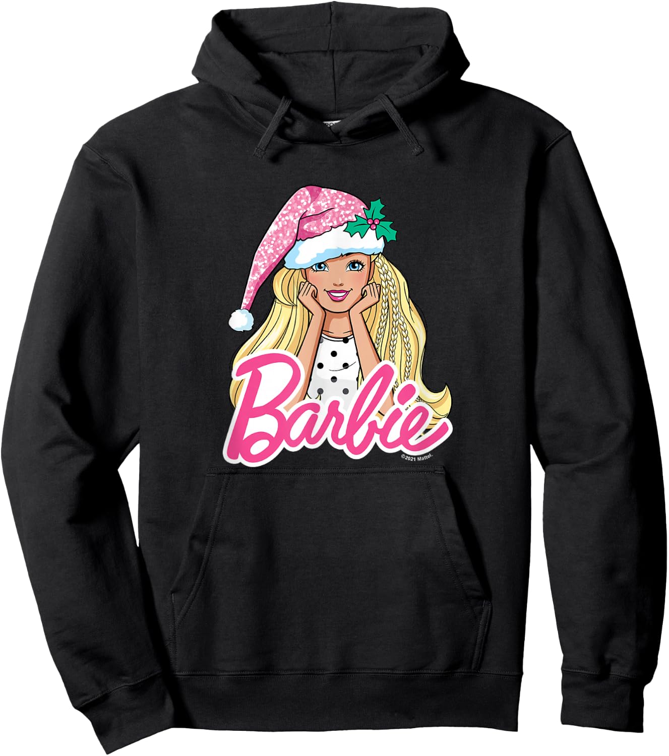 Barbie - Christmas - Santa Hat Hoodie - Hoodie | Black