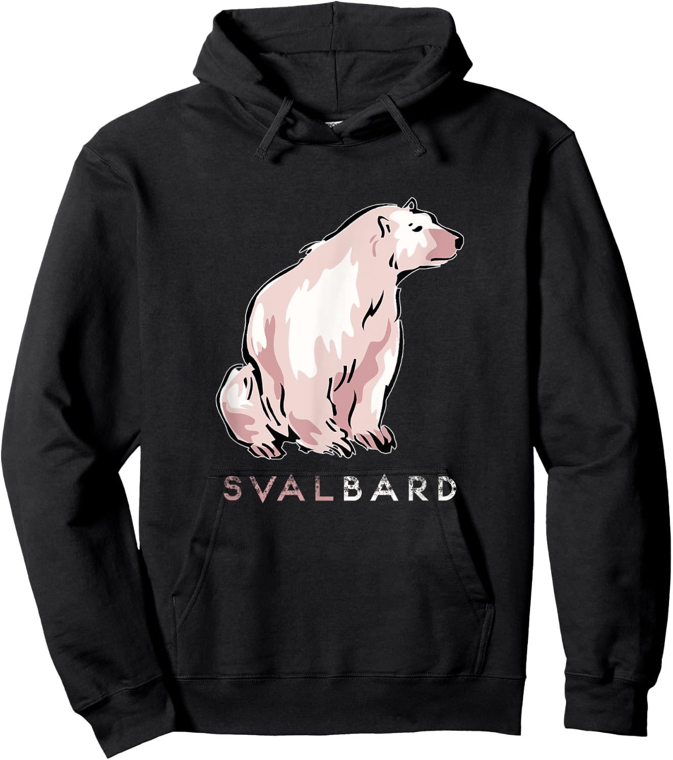 Svalbard The Polar Bear Arctic Circle Norway Hoodie - Hoodie | Black