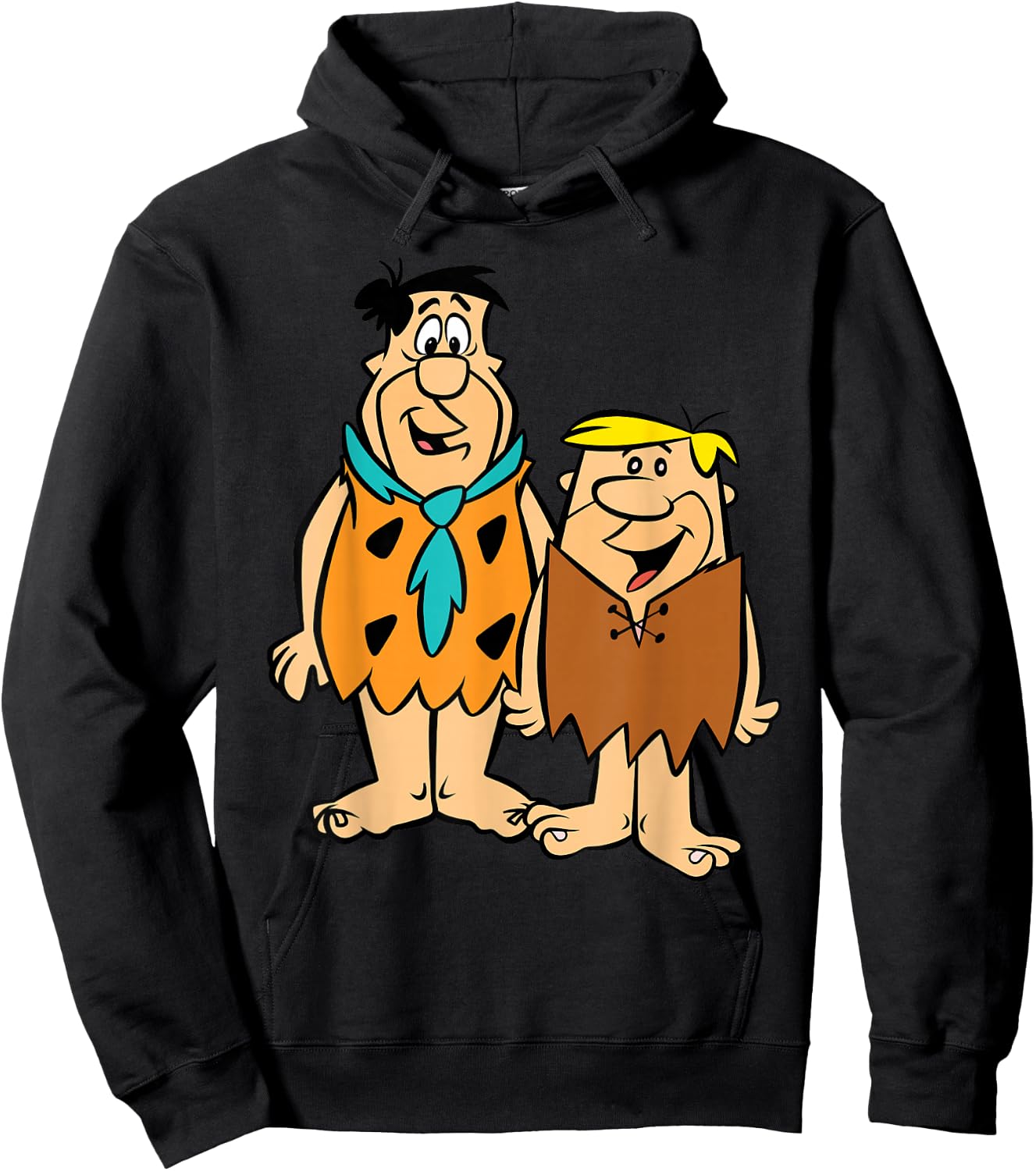 The Flinstones Barney And Fred Hoodie - Hoodie | Black