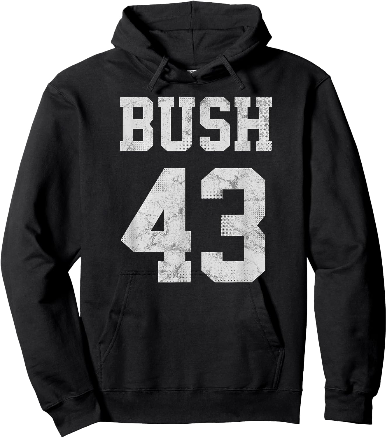 Bush 43 POTUS 43rd President George W. Bush Shirt Hoodie - Hoodie | Black