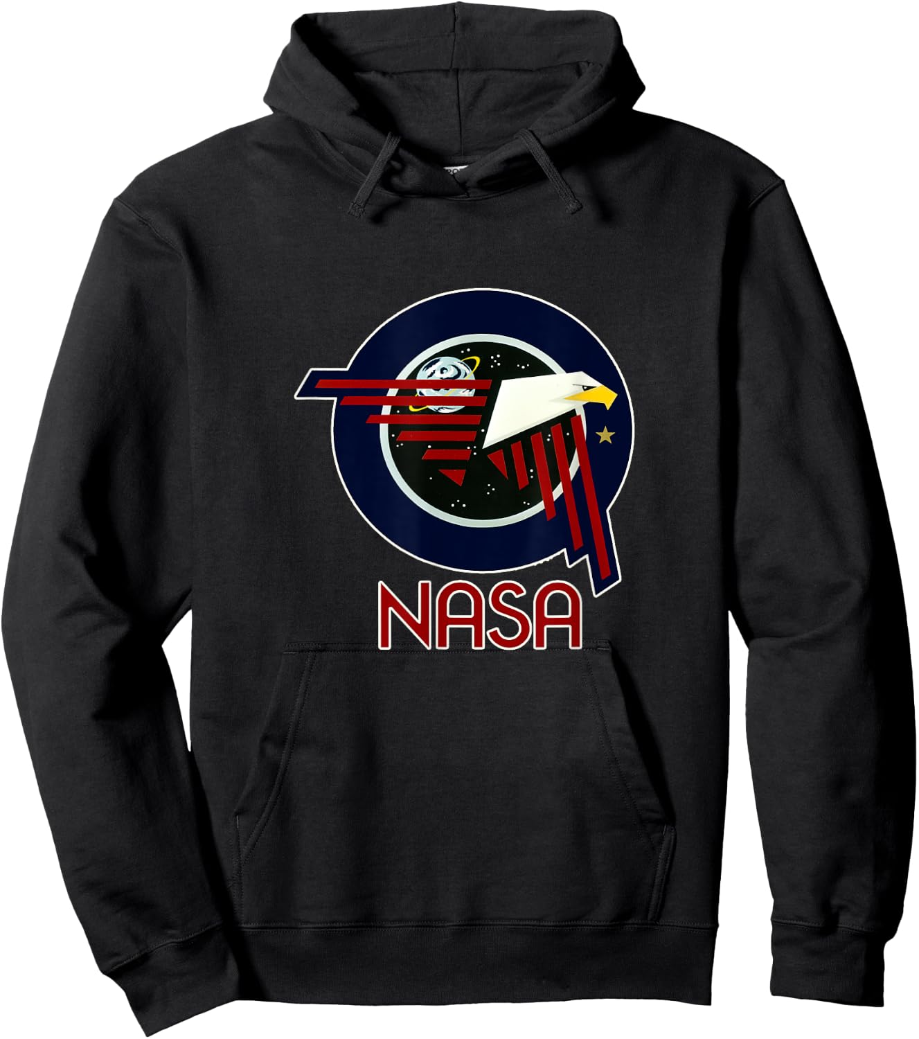 Retro Astronaut Patch NASA Hoodie - Hoodie | Black
