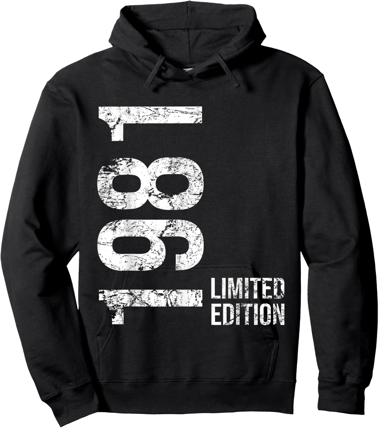 44th Birthday 44 Years Old Man Woman Vintage 1981 Hoodie - Hoodie | Black