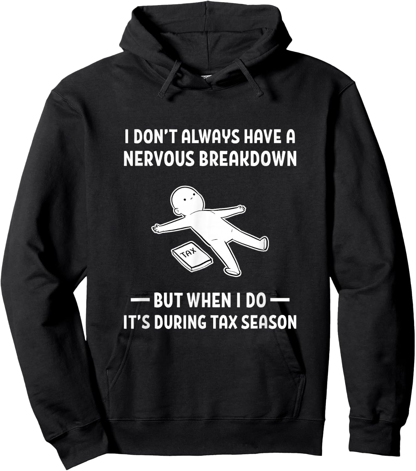 Accountant Tax Preparer Funny Tax Season Hoodie - Hoodie | Black
