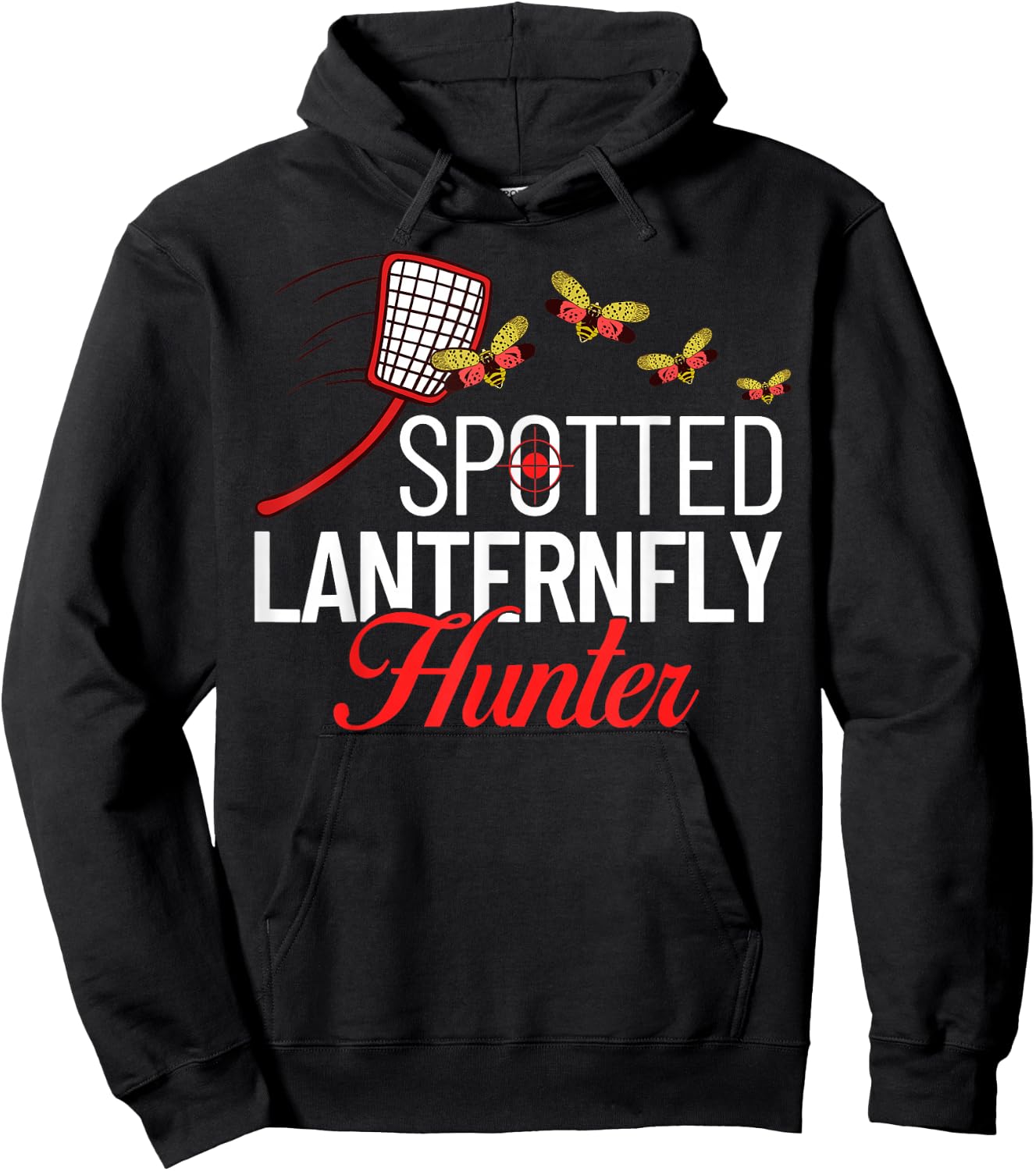 Spotted Lanternfly Trap Insect Spray Lantern Fly Hoodie - Hoodie | Black