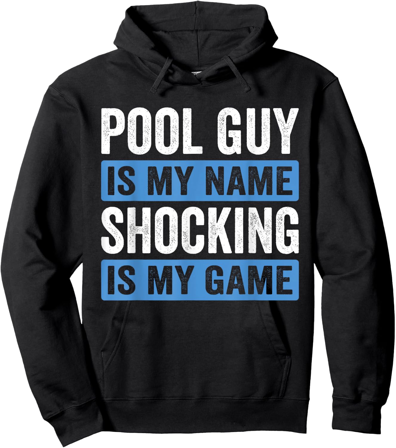 Pool Guy & Pool Cleaner Design For Pool Service & Pool Boys Hoodie - Hoodie | Black