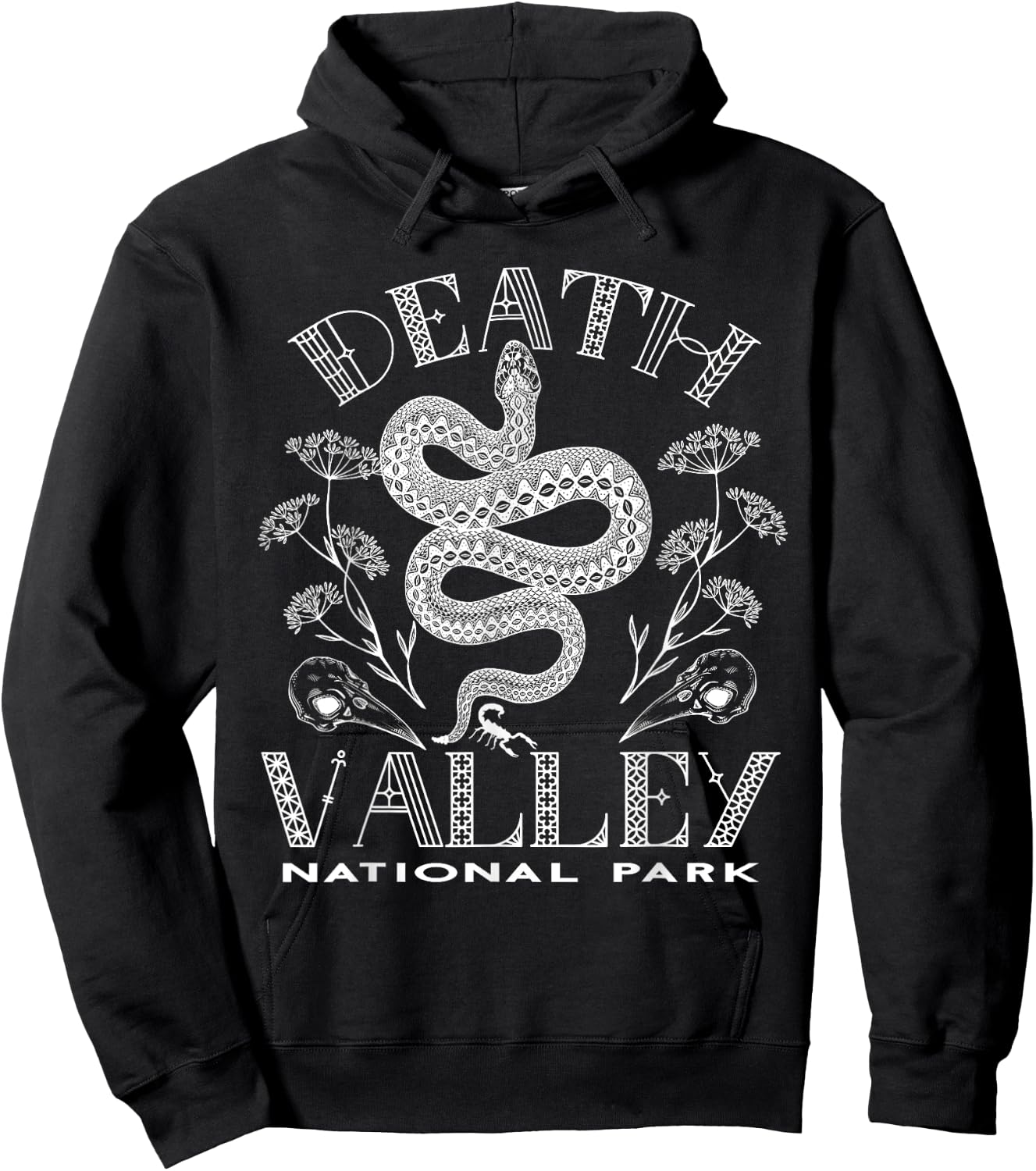 Death Valley National Park California Desert Souvenir Hoodie - Hoodie | Black