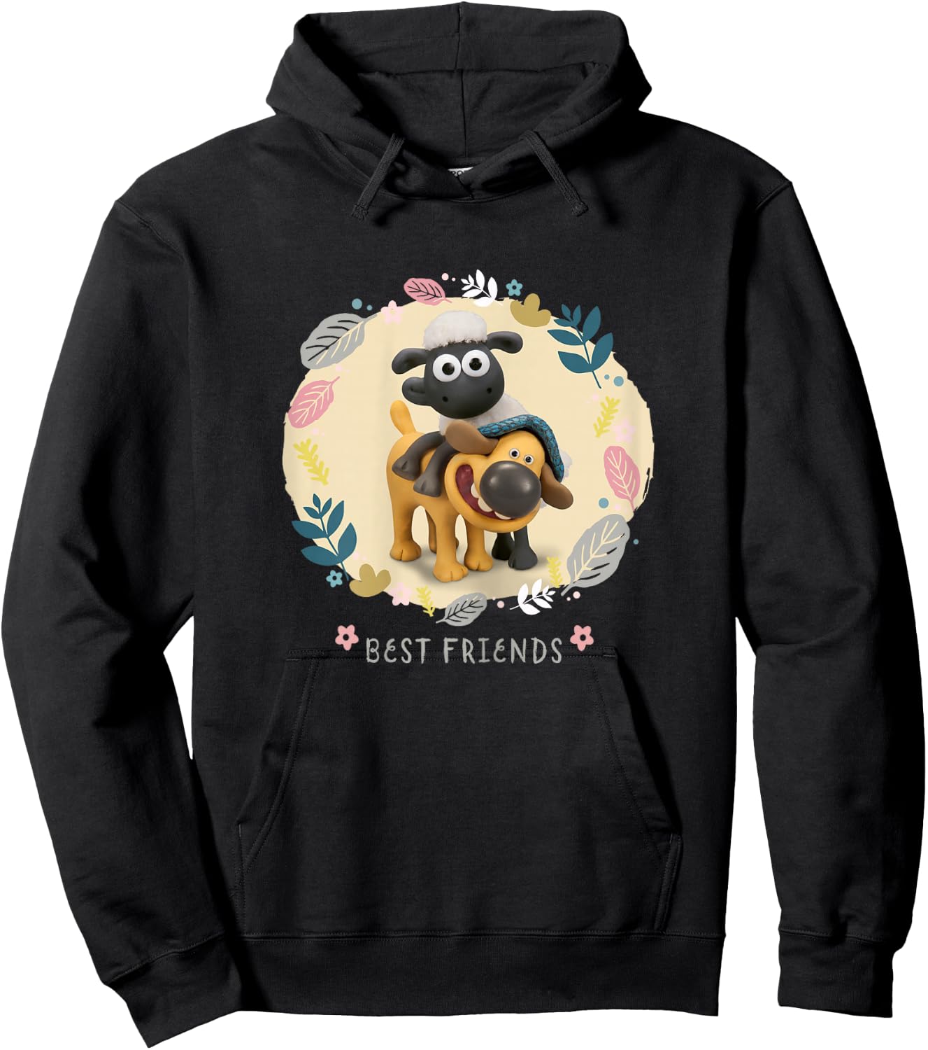 Shaun The Sheep: Best Friends Hoodie - Hoodie | Black