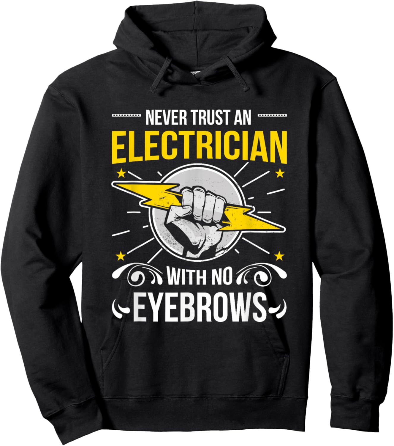 Funny Electrician - Electrical Engineer Hoodie - Hoodie | Black