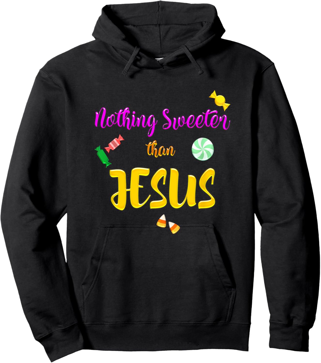 Jesus Trunk Or Treat Candy Christian Halloween Hoodie - Hoodie | Black