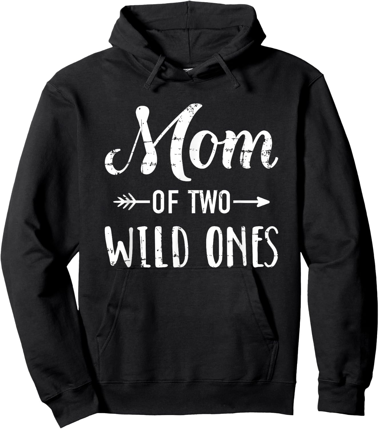 Mom of the wild ones for mother of daughters and twins Hoodie - Hoodie | Black