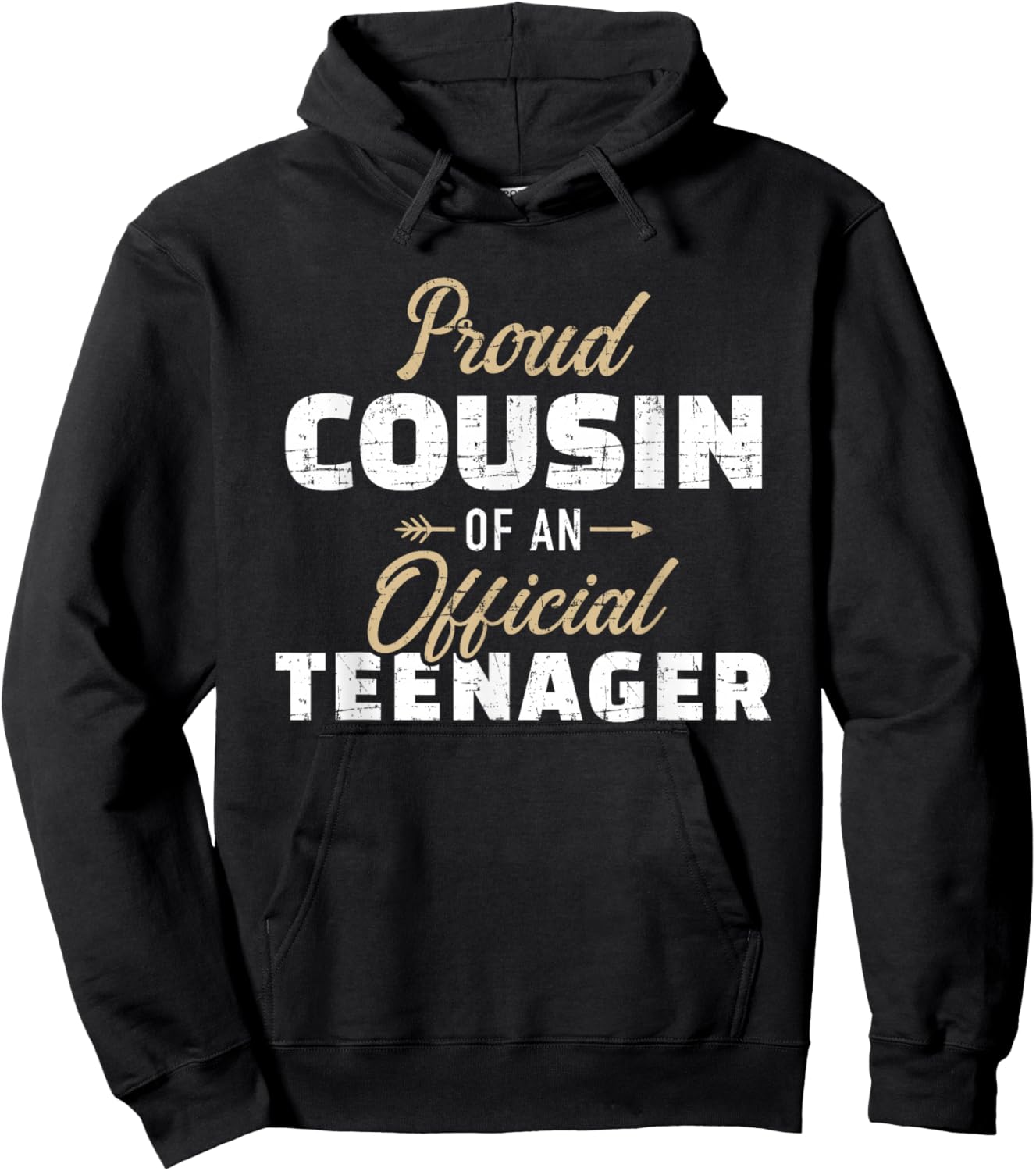 Proud Cousin Teenager 13th Birthday Hoodie - Hoodie | Black