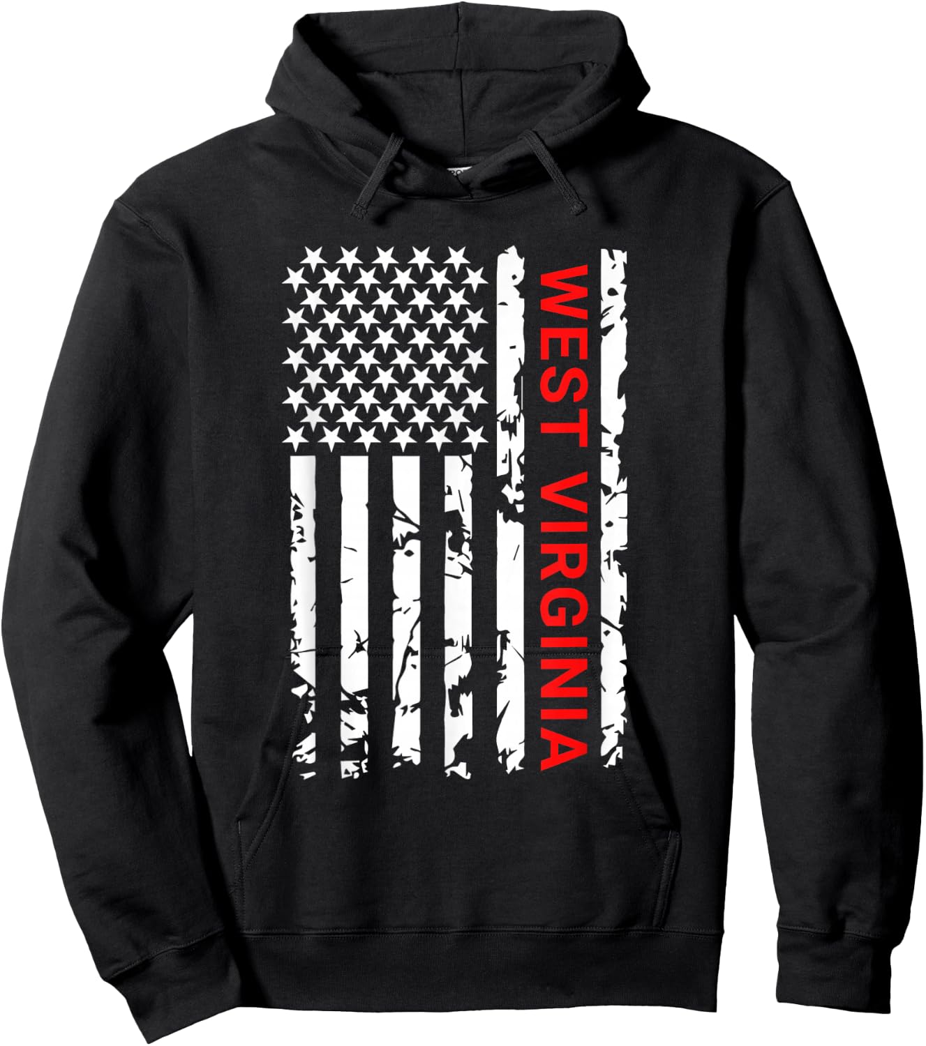 West Virginia Men And Women Hoodie - Hoodie | Black