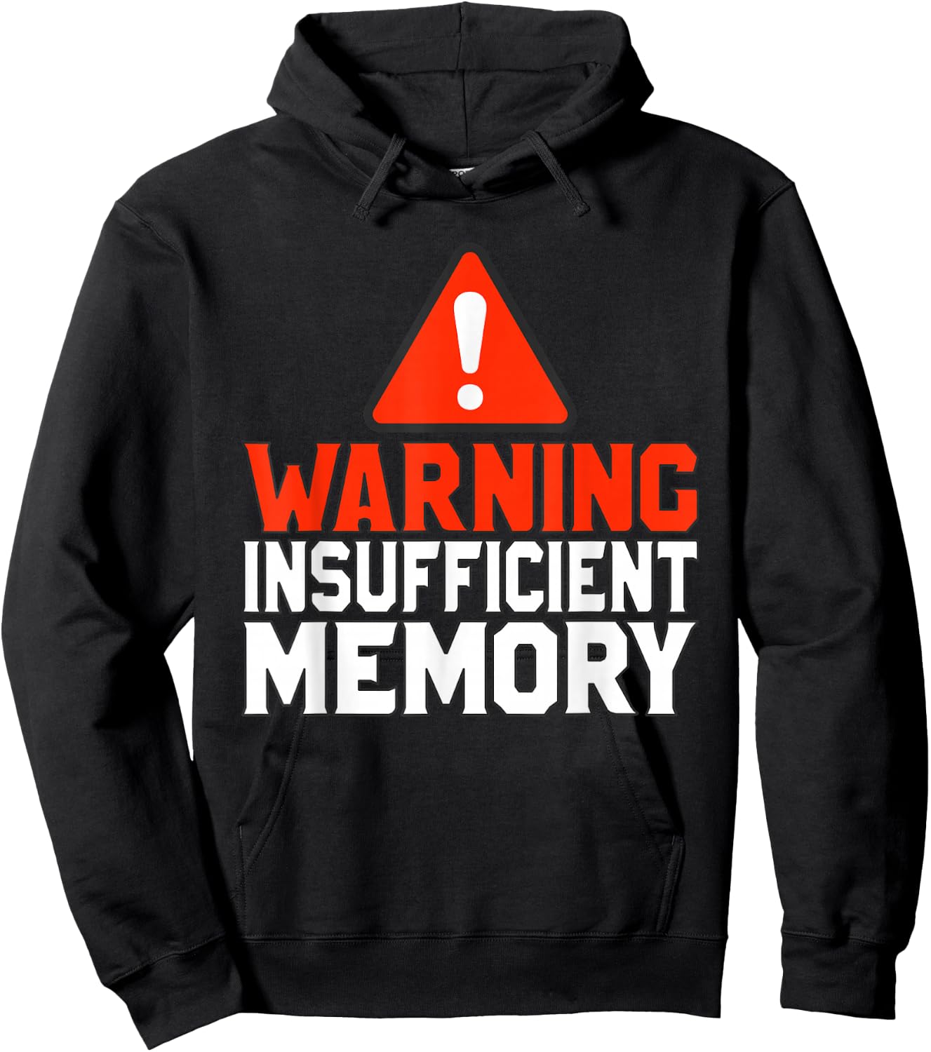 Warning information memory Hoodie - Hoodie | Black