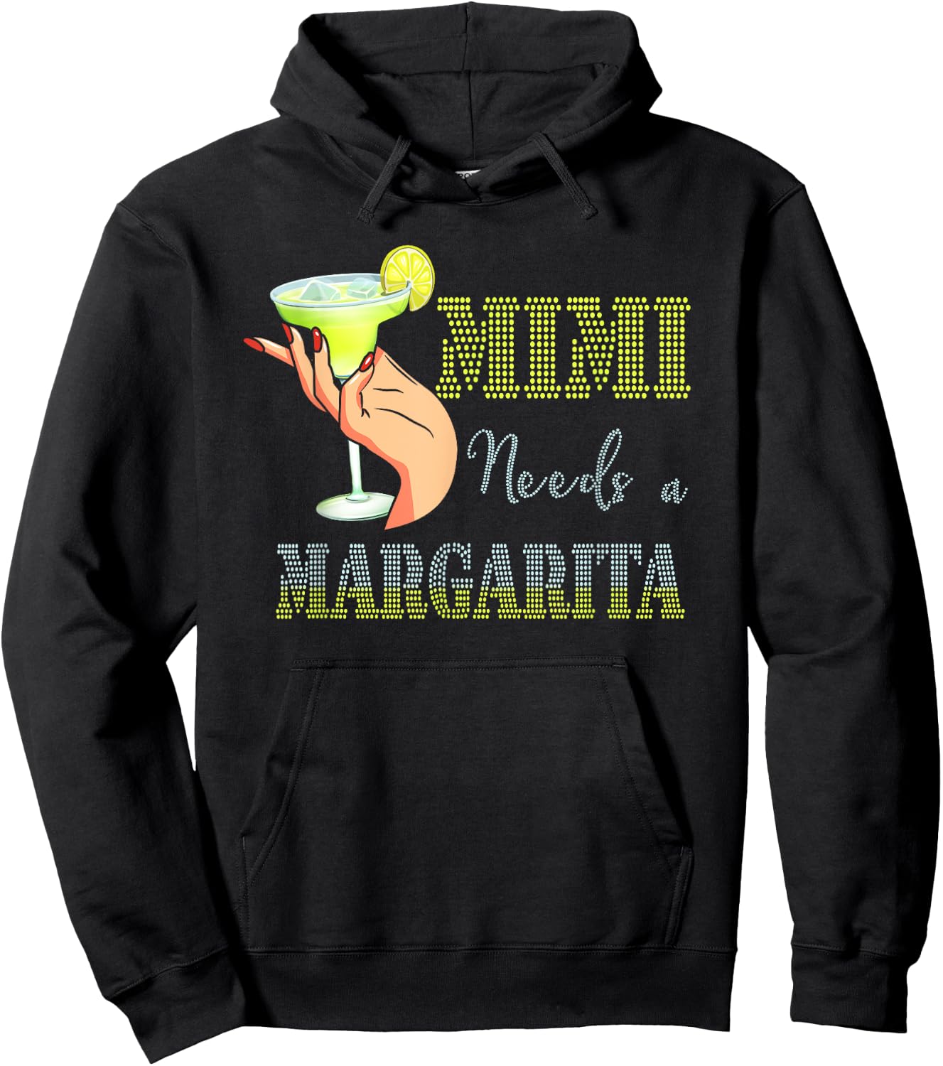 Mimi Needs a Margarita Mother's Day Cocktail Lover Hoodie - Hoodie | Black