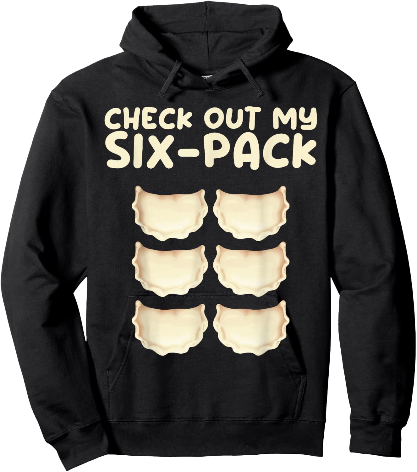 Funny Pierogi Art Men Women Kids Pierogi Polish Dumplings Hoodie - Hoodie | Black