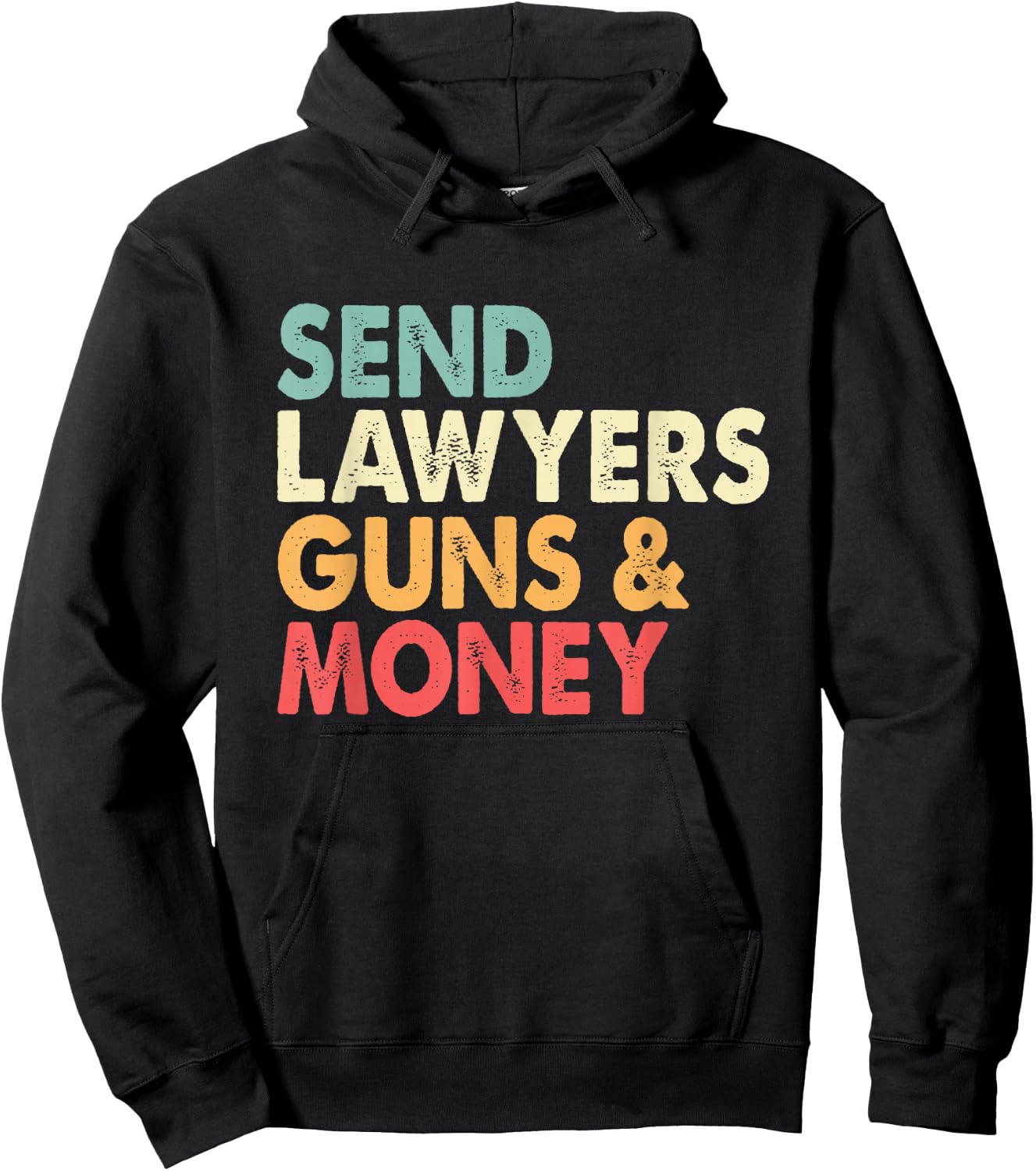 Send Lawyers Guns and Money Hoodie - Hoodie | Black