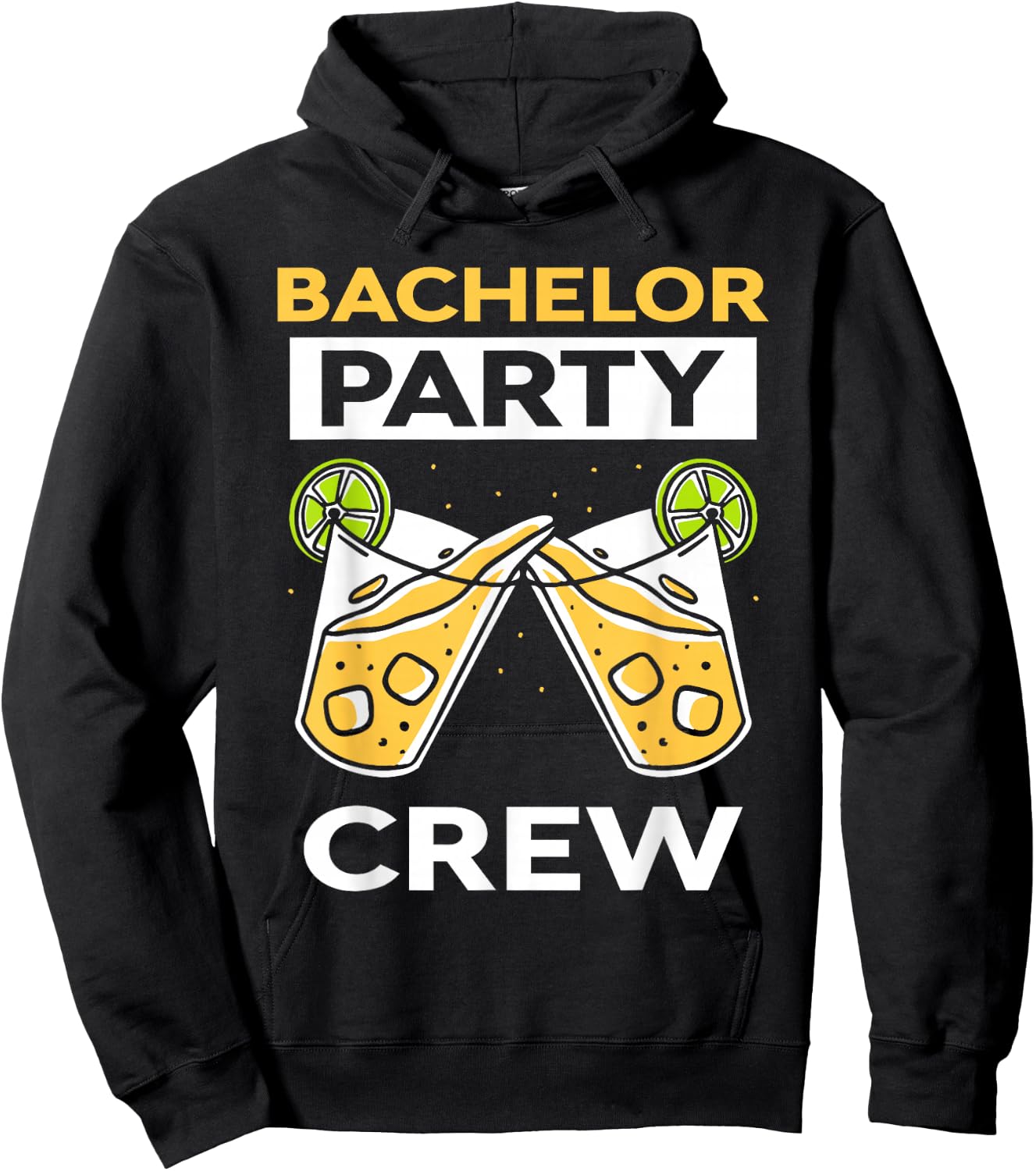 Bachelor Party Crew Bride Groom Team Hoodie - Hoodie | Black