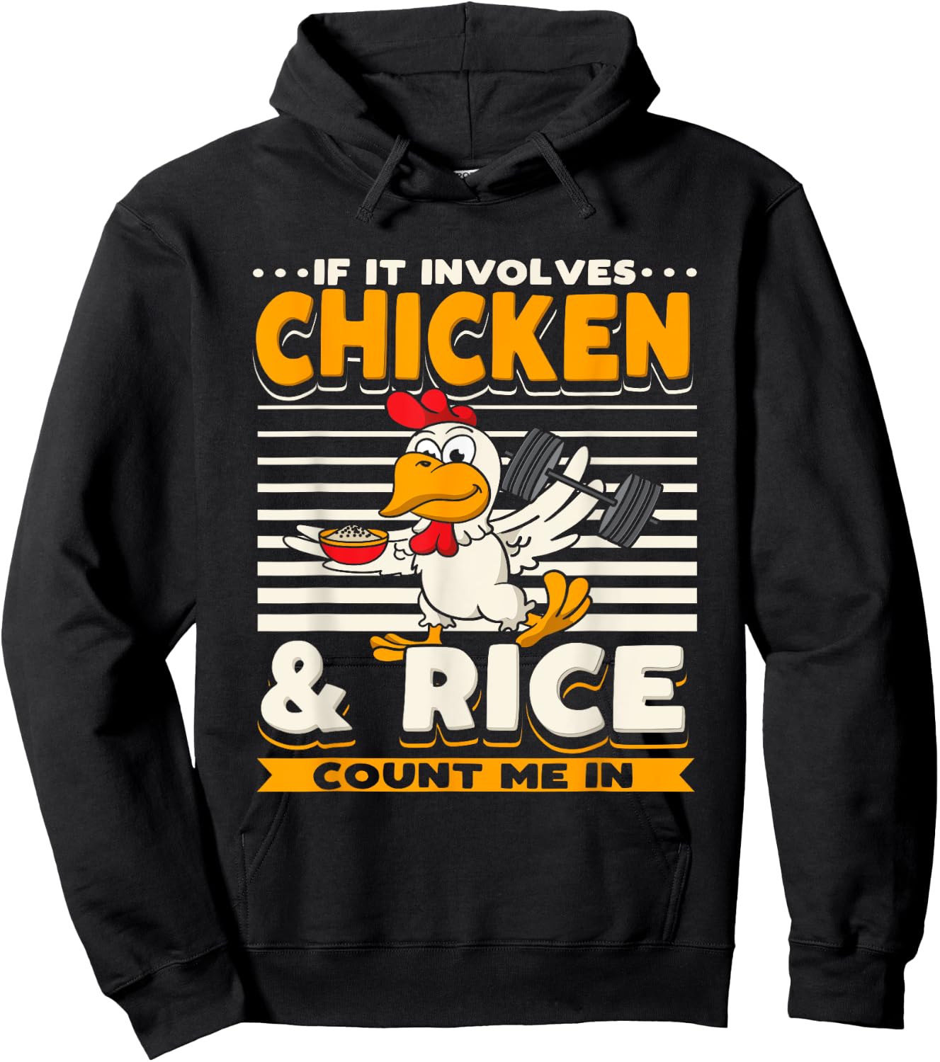 Funny Sarcastic Weight-Lifting Bodybuilding Fitness Workout Hoodie - Hoodie | Black