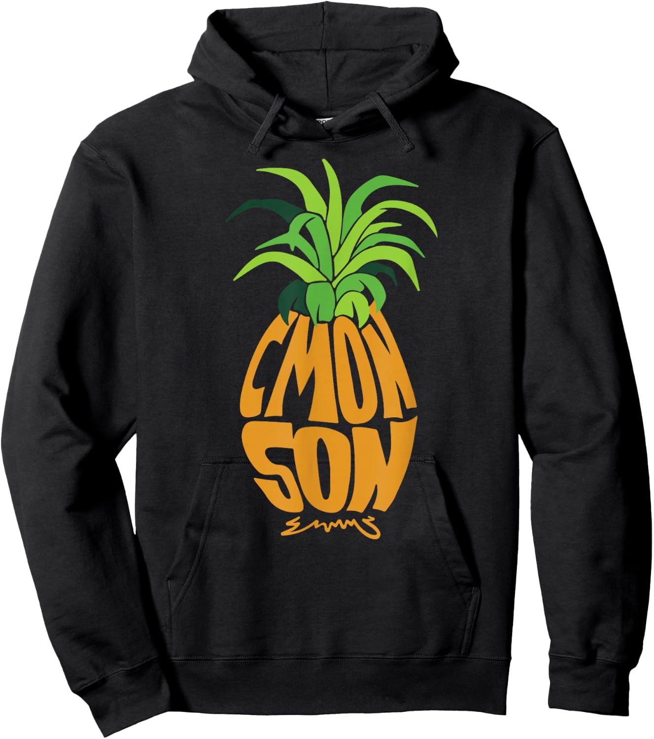 Vintage Psych Pineapple of Gus C'mon Son! Crazy Lover Gift Hoodie - Hoodie | Black