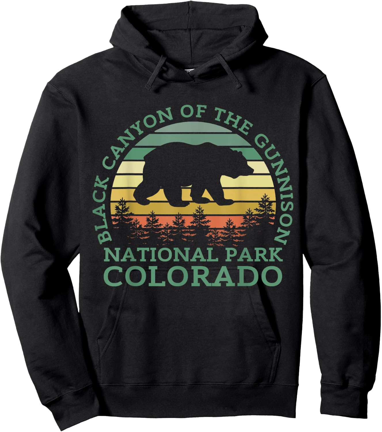 Black Canyon Of The Gunnison National Park Hoodie - Hoodie | Black