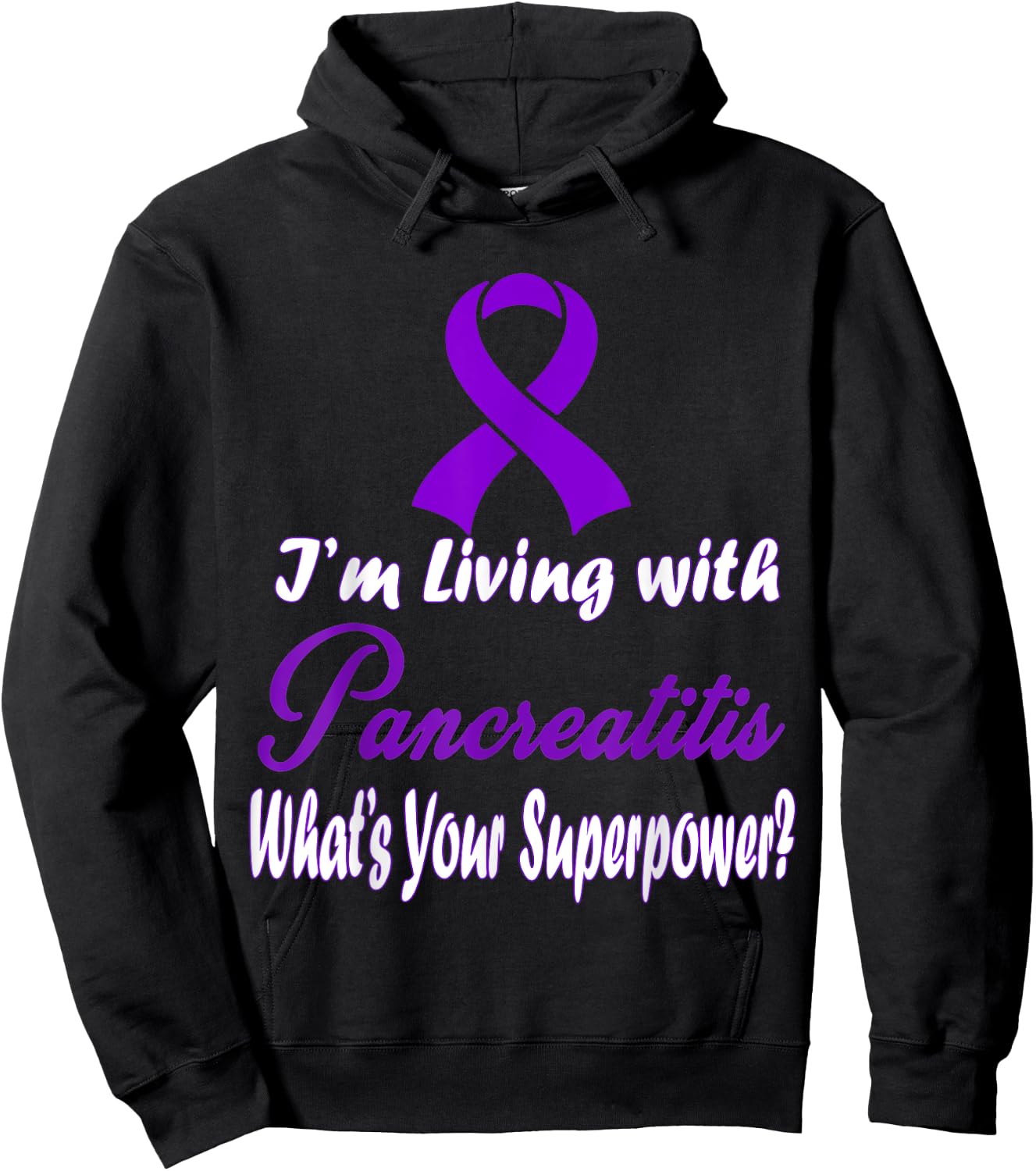 Pancreatitis Awareness Hoodie - Hoodie | Black