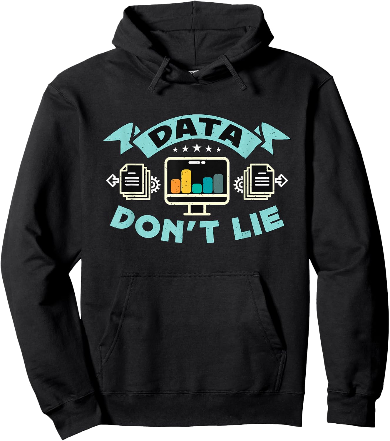 Data Don't Lie Programming Computer Science Data Analyst Hoodie - Hoodie | Black