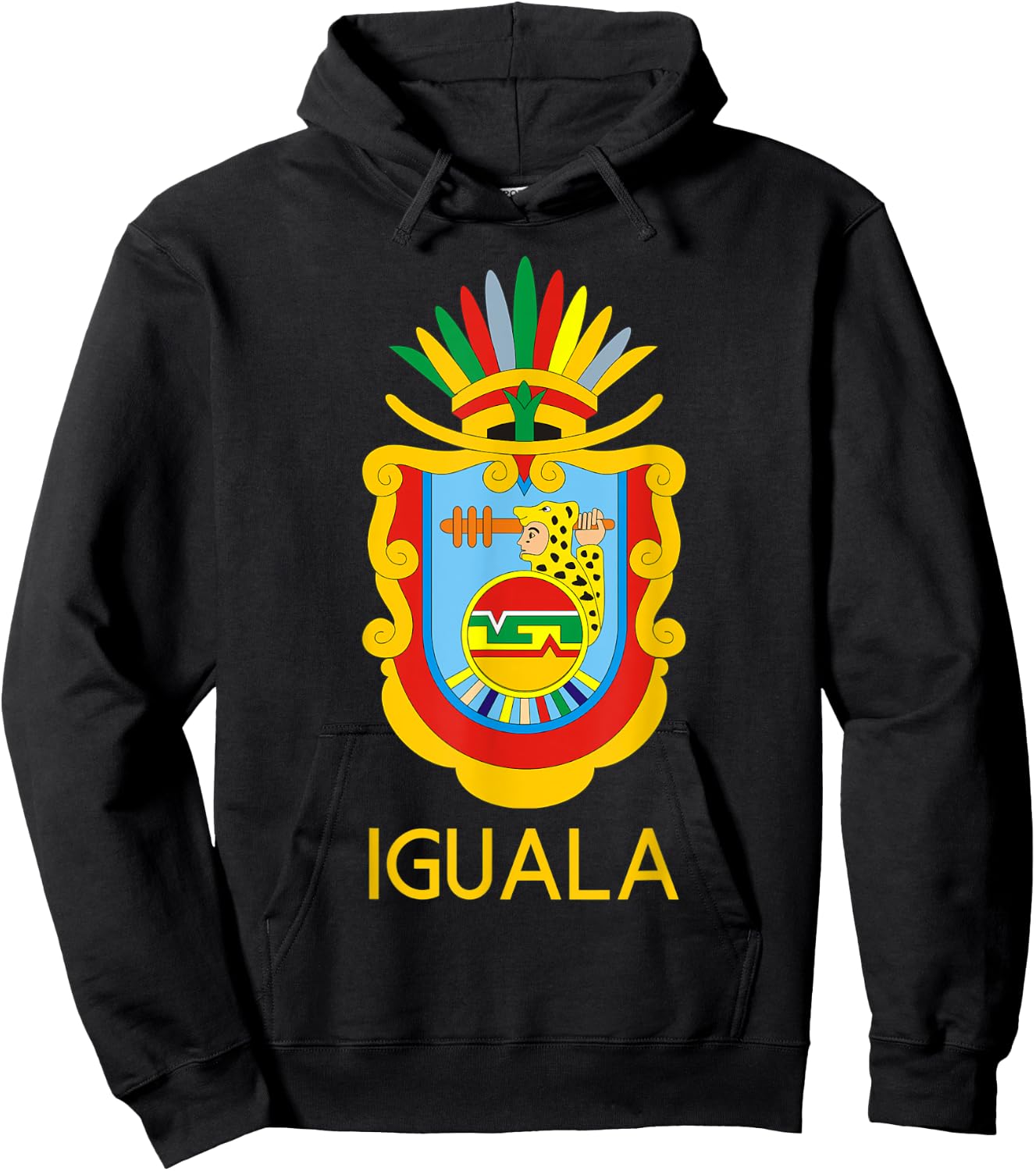 Iguala Guerrero Estado De Mexico Escudo Eagle Aguila Hoodie - Hoodie | Black