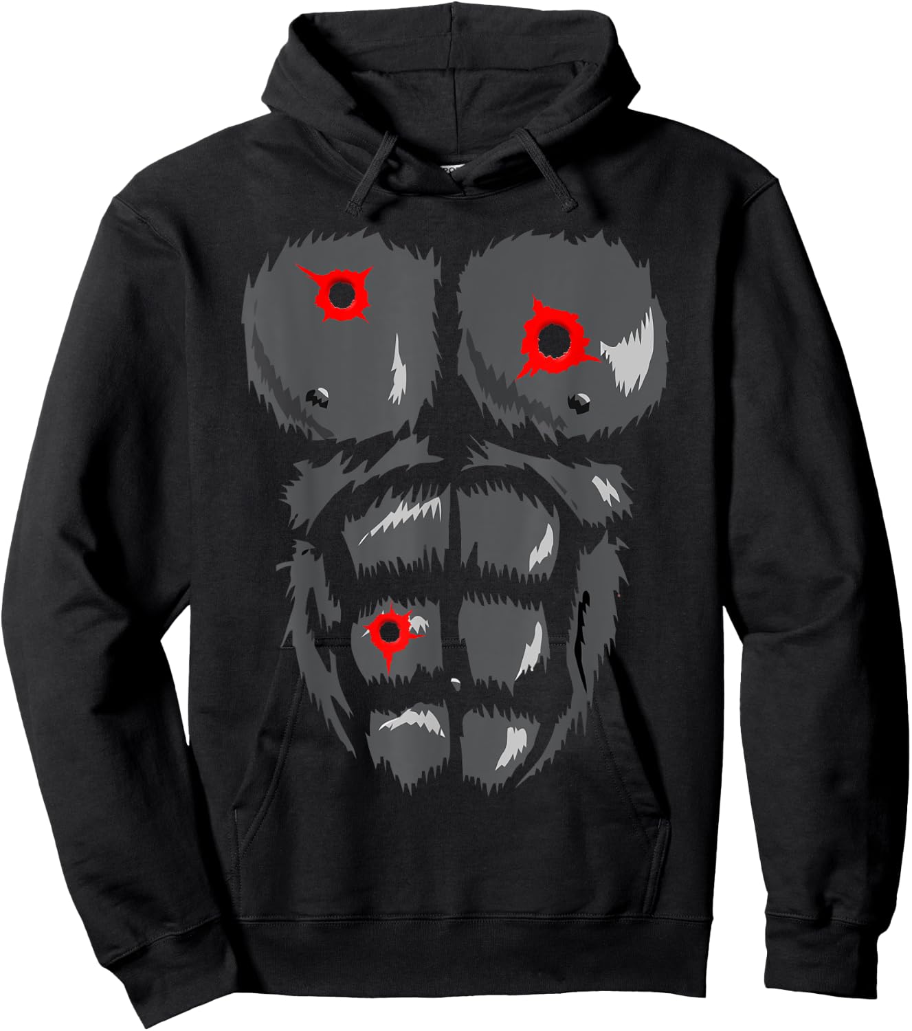 Halloween Funny Gorilla Monkey Belly Chest kids Costume Hoodie - Hoodie | Black