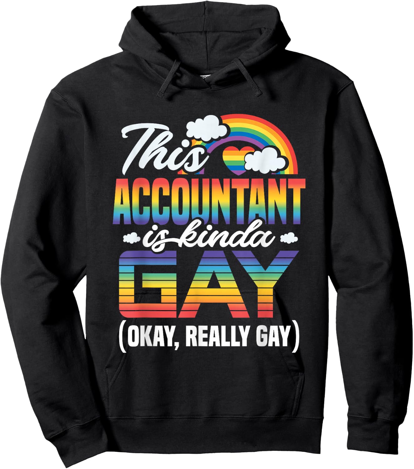 Gay Accountant Hoodie - Hoodie | Black